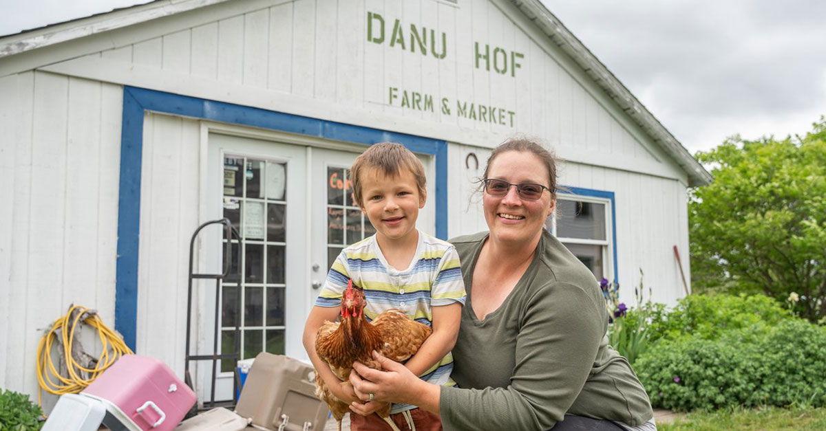 Caitlin McSweeney-Steffes of Danu Hof Farm and Market